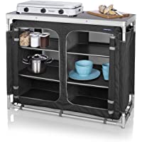 CAMPART Travel KI-0734 Cocina de camping Madrid- Seis compartimentos- Bolsa de almacenamiento incluida- 82 cm de altura…